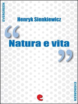 cover image of Natura e vita